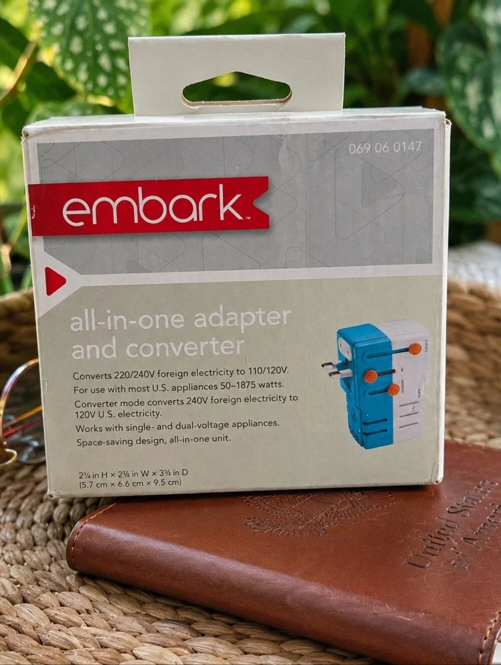 Embark All-in-One International Travel Adapter Voltage Converter 1875W